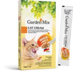 Garden Mıx Kedi Kreması Ördek+malt 15gr*5