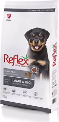 Reflex Puppy Kuzu Etli Pirinçli 15 kg Yavru Köpek Maması