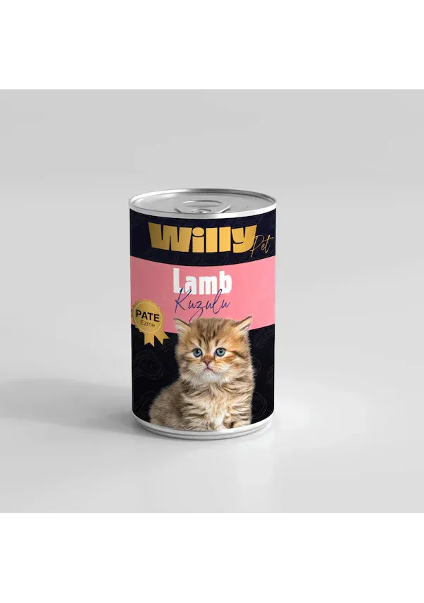 Willypet Pate Kuzu Etli Yavru Konserve Kedi Maması 20 x 400 G