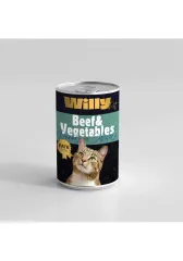 Willypet Pate Biftekli ve Sebzeli Yetişkin Konserve Kedi Maması 20 x 400 G