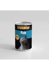Willypet Pate Balık Etli Yetişkin Konserve Kedi Maması 20 x 400 G
