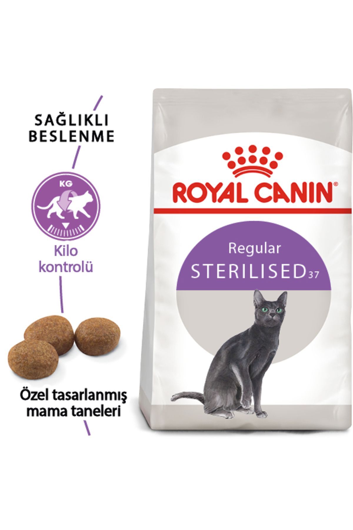 Royal Canin Sterilised37 Kısırlaştırılmış Kediler Için Kuru Kedi Maması 15kg