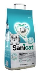 Sanicat Clumping White Kokusuz Kedi Kumu 8 L