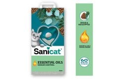 Sanicat Essential Oils Sedir Ve Okaliptus Kokulu Kedi Kumu 10 Kg