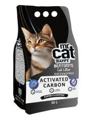 Mr. Cat Happy Aktif Karbonlu Kedi Kumu 10 L