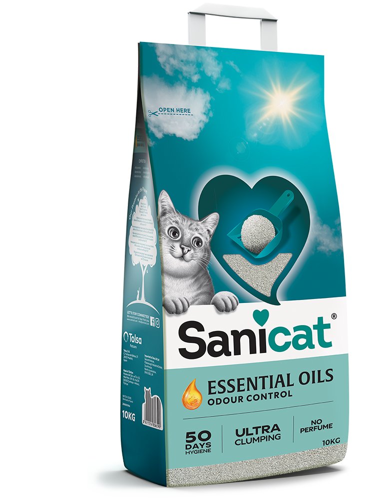 Sanicat Essential Oils Kokusuz Kedi Kumu 10 Kg