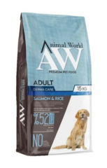 Animal World Derma Somonlu 15 kg Yetişkin Köpek Maması