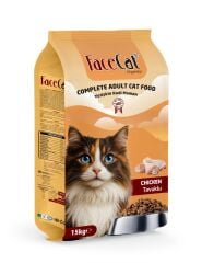 Face Cat Tavuk Etli Yetişkin Kedi Maması 15 kg