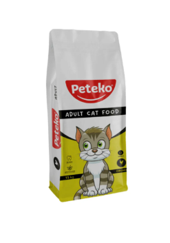 Peteko Tavuklu Yetişkin Kedi Kuru Maması 15 Kg