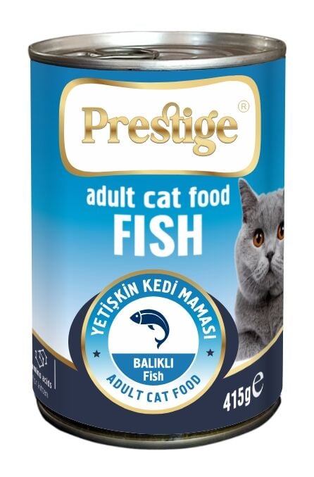 Prestige Sos İçerisinde Parça Balık Etli Yetişkin Kedi Maması 415 G x 24 Adet