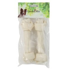 Gardenmıx Beyaz Düğümlü Derı Kemık 7-7,5” – 2'lı