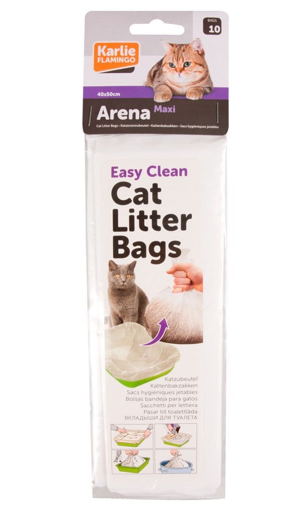 Karlıe Kedi Tuvaleti Poşeti Maxi 10lu
