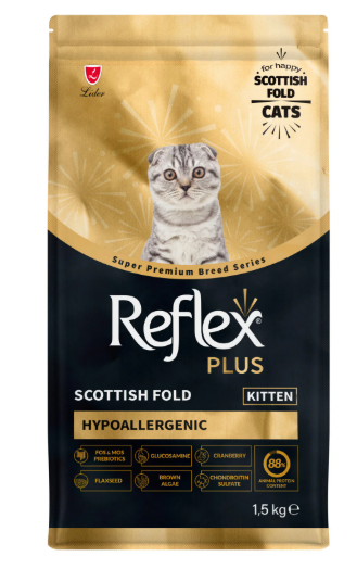 Reflex Plus Hipoalerjenik Scottish Fold Yavru Kedi Maması 1,5 Kg