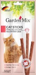 Gardenmix Kuzu Etli Kedi Stick Ödül 3*5g