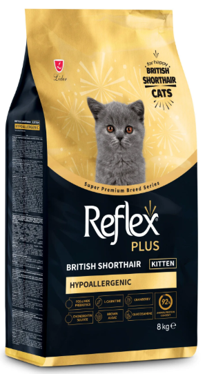 Reflex Plus British Shorthair Yavru Kedi Maması 8 Kg