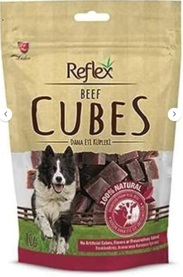 Reflex Biftekli Küp Dilimli Köpek Ödül Mamasi 80 G