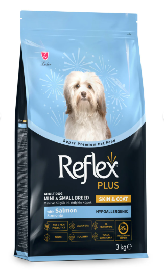 Reflex Plus Hipoalerjenik Mini ve Küçük Irklar için Somonlu Yetişkin Köpek Maması 3 kg