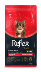 Reflex Plus X-Small Breed Kuzulu ve Pirinçli Küçük Irk Yetişkin Köpek Maması 1,5 Kg