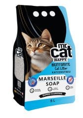 Mr. Cat Happy Marsilya Sabunlu Topaklanan Kedi Kumu 5 L