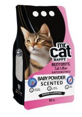 Mr. Cat Happy Pudralı Kedi Kumu 10 L