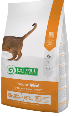 Nature's Protection İndoor Kümes Hayvanlı Yetişkin Kedi Maması 2kg