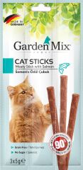 Gardenmix Somonlu Kedi Stick Ödül 3*5g