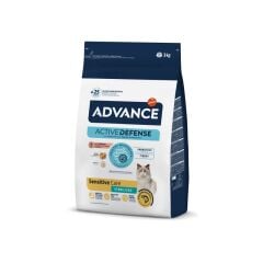 Advance Sensitive Somonlu Hassas Kısırlaştırılmış Kedi Maması 3 Kg