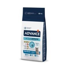 Advance Sterilized Hindili Kısırlaştırılmış Kedi Maması 15 Kg