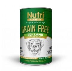 Nutri Canin Grain Free Tahılsız Kuzu Etli Köpek Konservesi 400 Gr