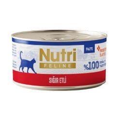 Nutri Feline Sığır Etli Tahılsız Kedi Konservesi 70 Gr