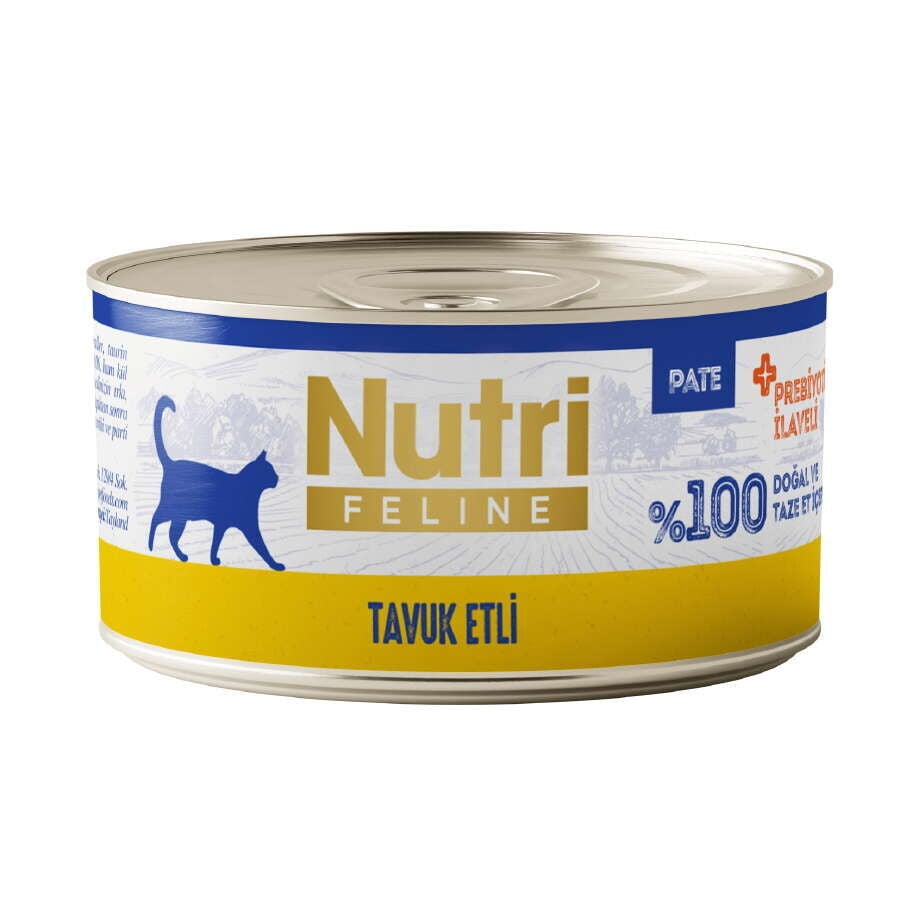 Nutri Feline Pate Tavuk Etli Tahılsız Kedi Konservesi 70 Gr