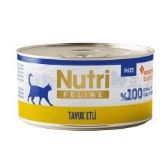 Nutri Feline Pate Tavuk Etli Tahılsız Kedi Konservesi 70 Gr