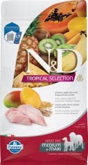 ND Tropical Selection Tavuk ve Meyveli Orta ve Maxi Irk Köpek Maması 2 Kg