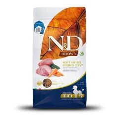 ND Brown Kuzu ve Havuç Kahverengi Tüylü Mini Irk Tahılsız Köpek Maması 2 Kg