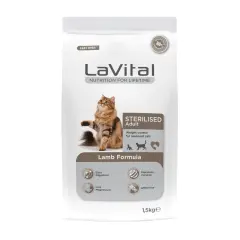 Lavital Sterilised Kuzu Etli Kısırlaştırılmış Kuru Kedi Maması 1,5 Kg