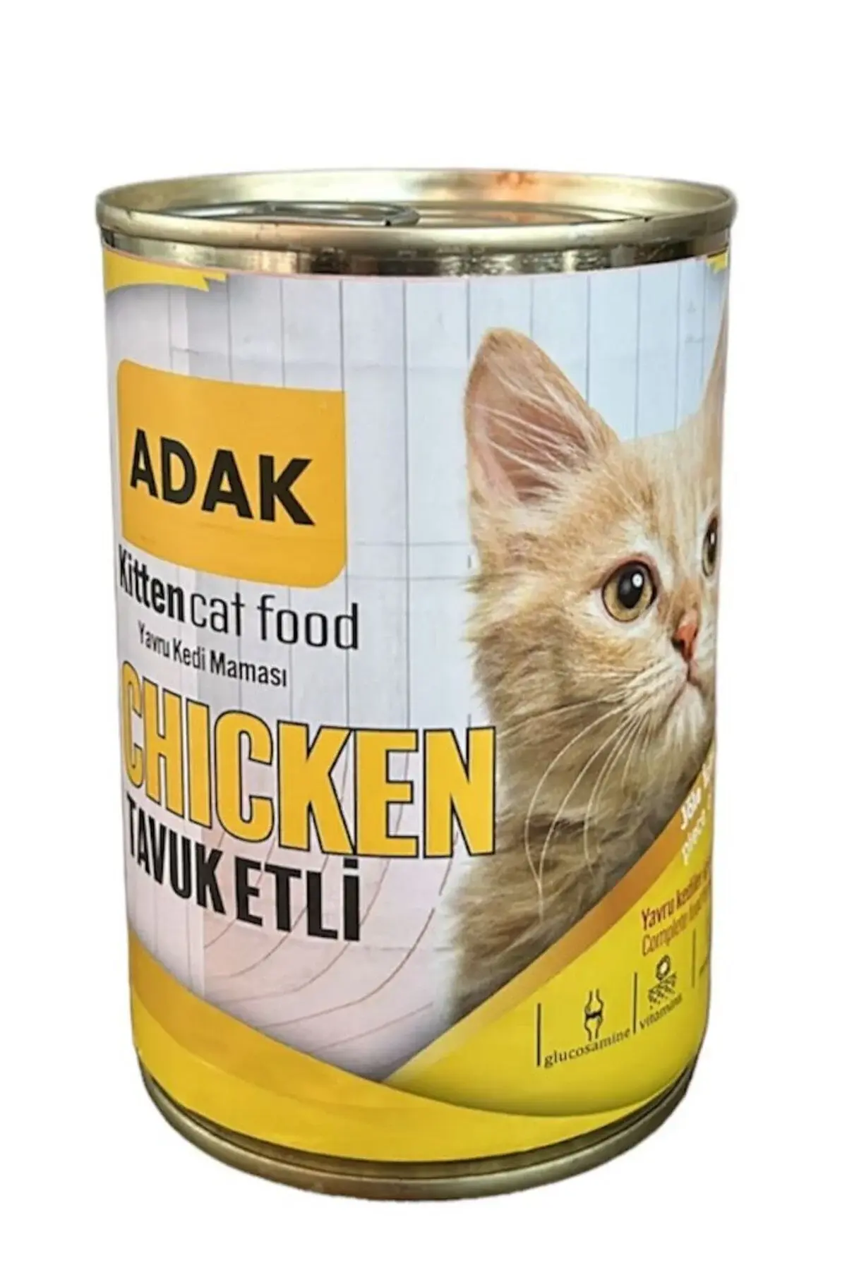 Adak Tavuk Etli Yavru Kedi Maması Konservesi 415 Gr x 12 Adet