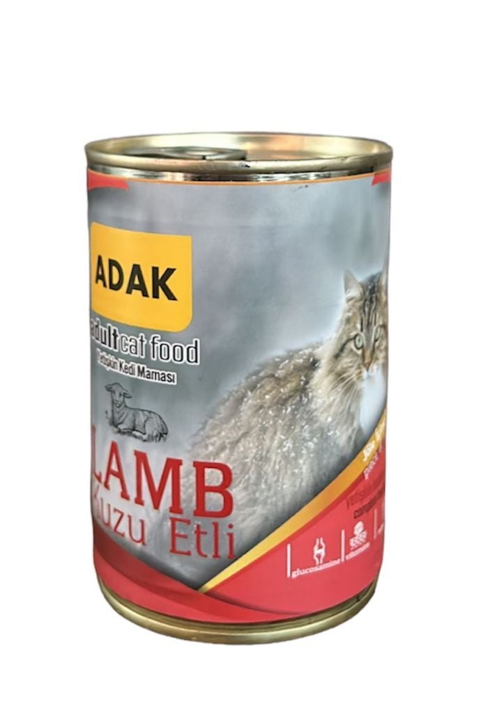 Adak Kuzu Etli Yetişkin Kedi Maması Konservesi 415 Gr x 6 Adet