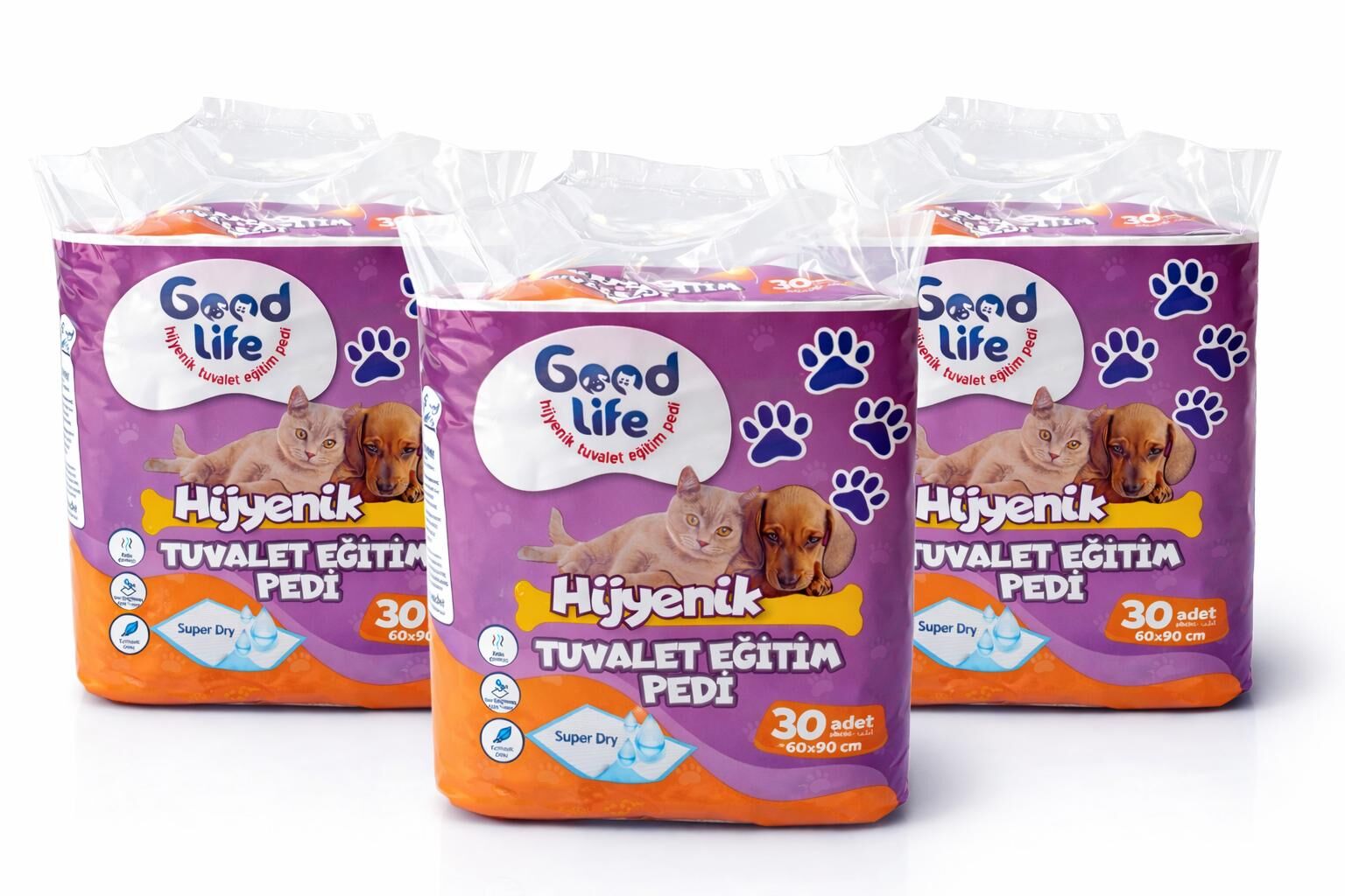 Goodlife Büyük Boy Köpek Çiş Pedi 60x90 cm 30X3’lü Paket