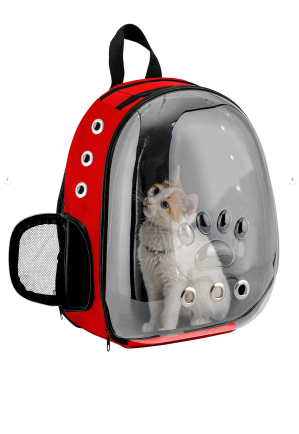 Kedi Taşıma Çantası - Kırmızı