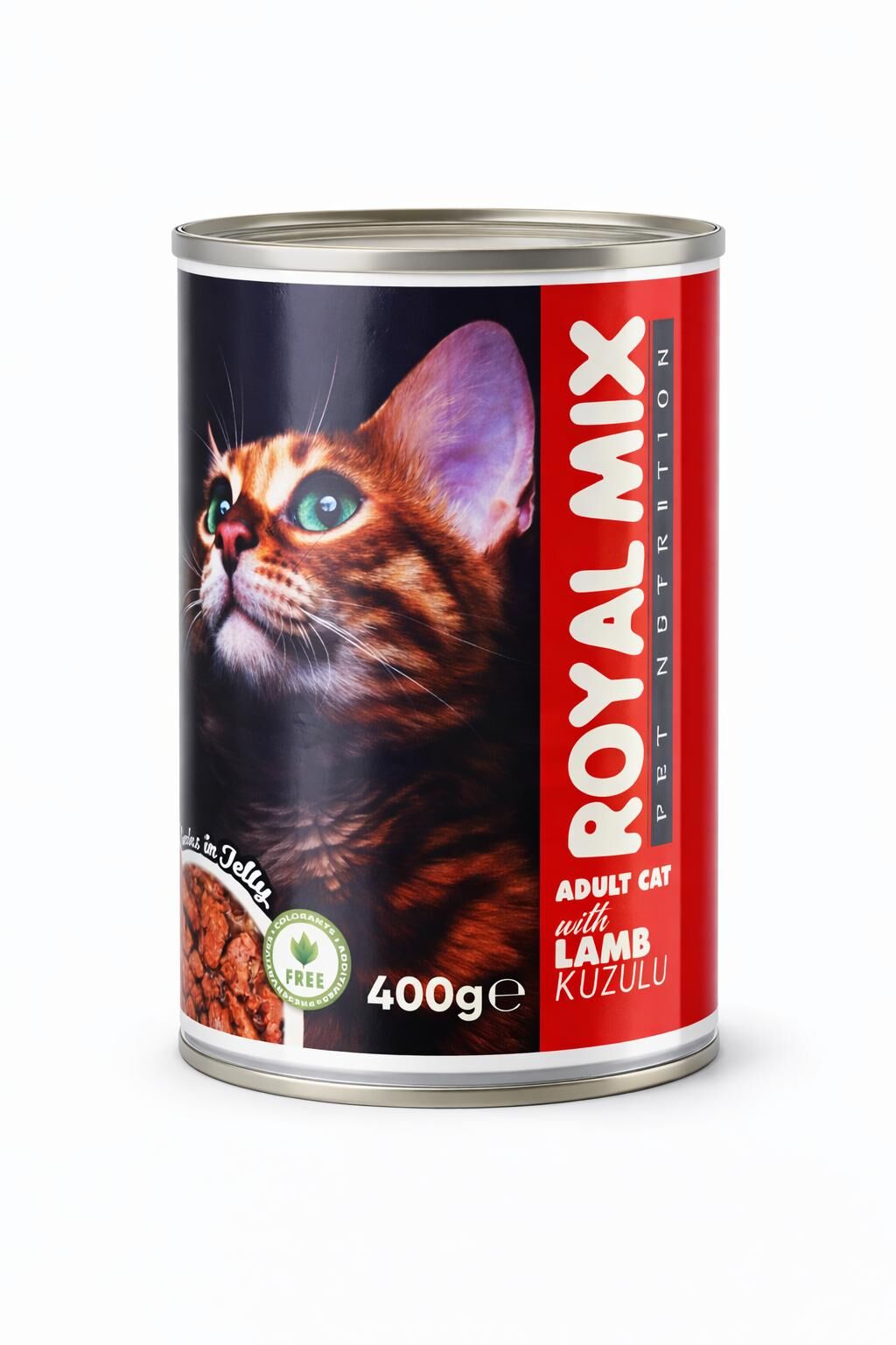 Royal Mix Kuzulu Yetişkin Kedi Konservesi 400 gr Premium Yaş Kedi Maması