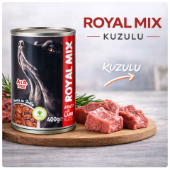 Royal Mix Kuzulu Yetişkin Köpek Konservesi 400 gr Premium Yaş Köpek Maması